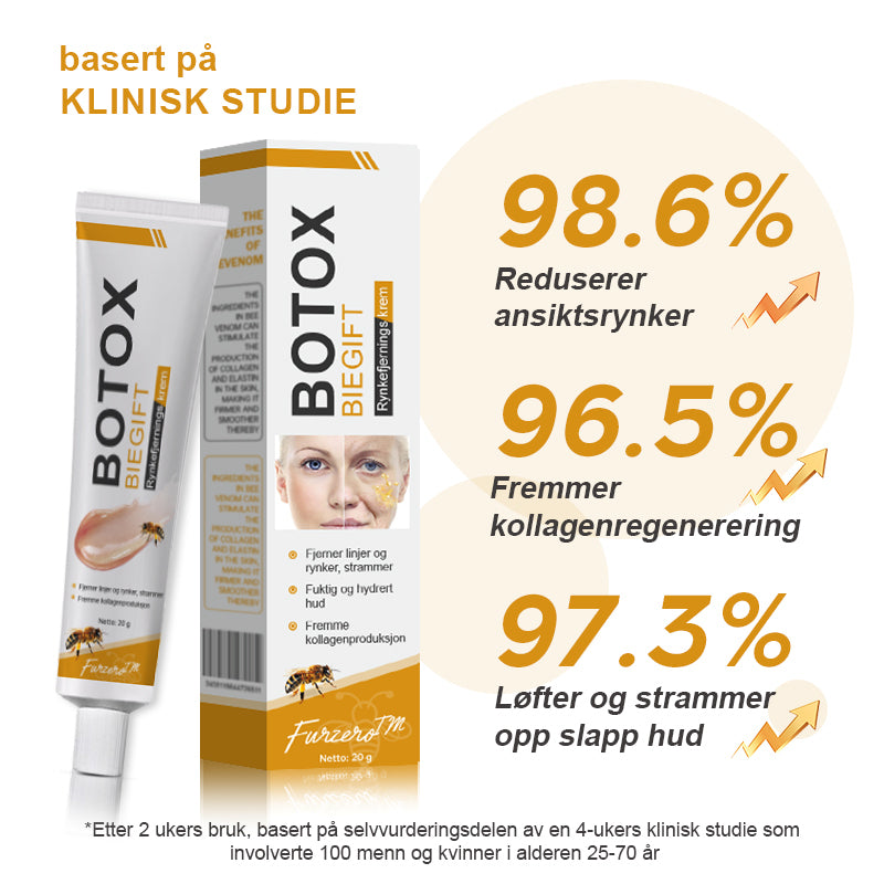 🫎🎀Laget og sendt fra Norge ✅ Furzero™ Botox Bee Venom Rynkefjerningskrem - Siste dag kampanje 70 % AVSLAG
