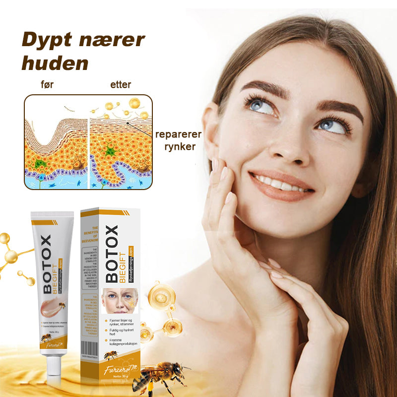 🫎🎀Laget og sendt fra Norge ✅ Furzero™ Botox Bee Venom Rynkefjerningskrem - Siste dag kampanje 70 % AVSLAG