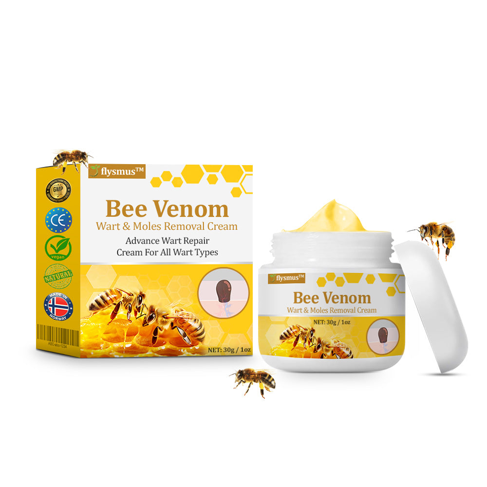 🐝flysmus™ Bievenom vorte- og føflekkfjerningskrem, sertifisert av Statens legemiddelverk (NoMA)💖✅
