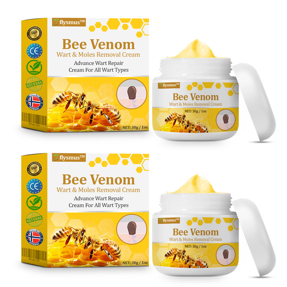 🐝flysmus™ Bievenom vorte- og føflekkfjerningskrem, sertifisert av Statens legemiddelverk (NoMA)💖✅