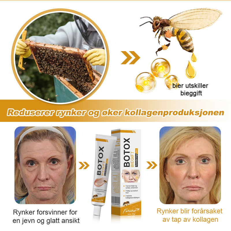 🫎🎀Laget og sendt fra Norge ✅ Furzero™ Botox Bee Venom Rynkefjerningskrem - Siste dag kampanje 70 % AVSLAG