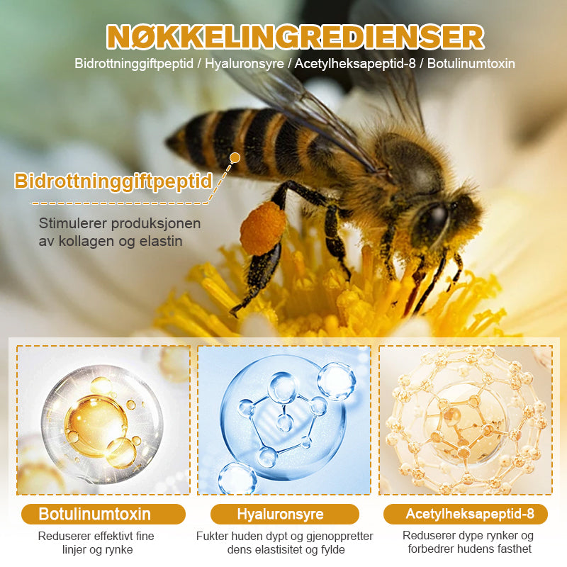 🫎🎀Laget og sendt fra Norge ✅ Furzero™ Botox Bee Venom Rynkefjerningskrem - Siste dag kampanje 70 % AVSLAG
