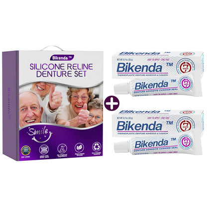 🏅💎Offisiell nettside | Bikenda™ Silikon tannprotesereparasjonsett 👨🏻‍⚕️ Anbefalt av Den Norske Tannlegeforening (DNTF)